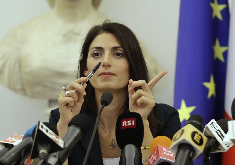 Starostka Říma Virginia Raggi