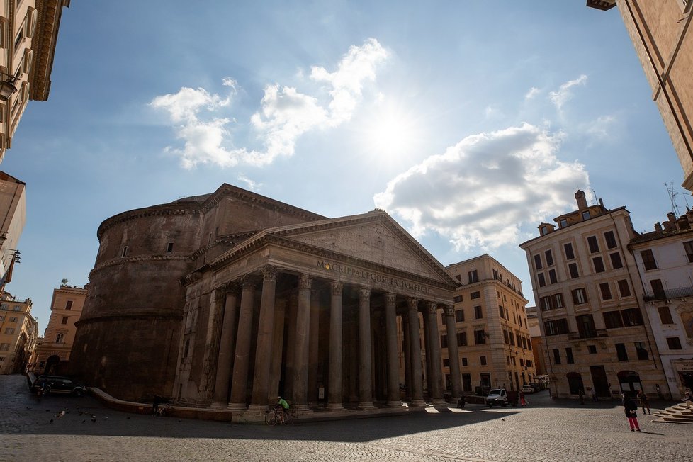 Pantheon, Řím, 15.3. 2020