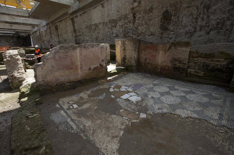 V Římě objevili při budování metra starověké kasárny.