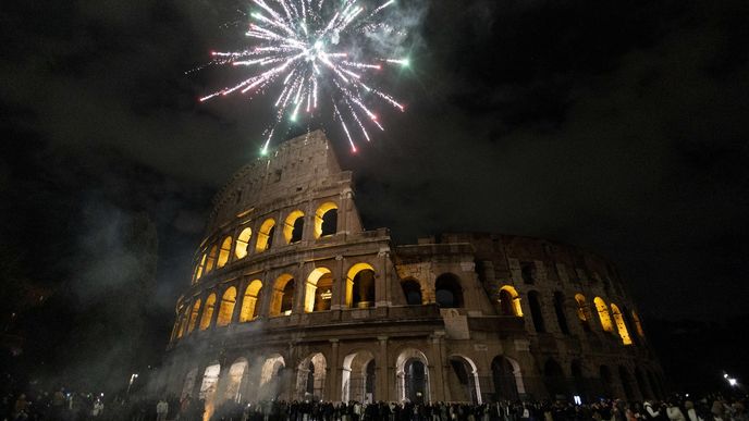 Oslavy Nového roku v Římě Oslavy Nového roku v Římě