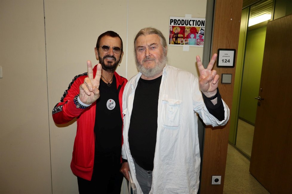 Ringo Starr a František Ringo Čech