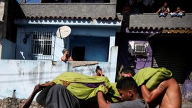 Policejní razie v komplexu favel v Riu de Janeiru (21.7.2022)