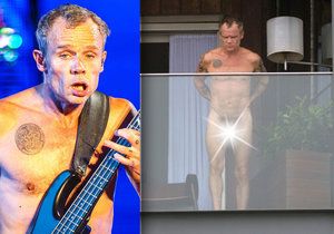 Naháč Flea z Red Hot Chili Peppers: Vystavoval se nahý na balkoně!