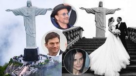 Svatba v Riu přilákala řadu celebrit.