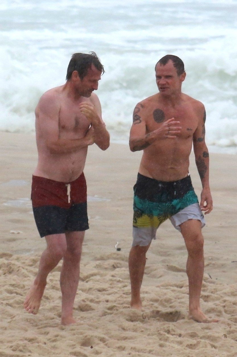 Spike Jonze a Flea z Red Hot Chili Peppers