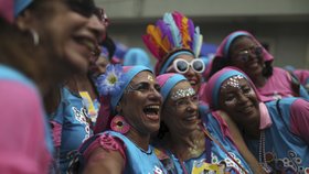 Festivalové veselí v Riu de Janeiru.