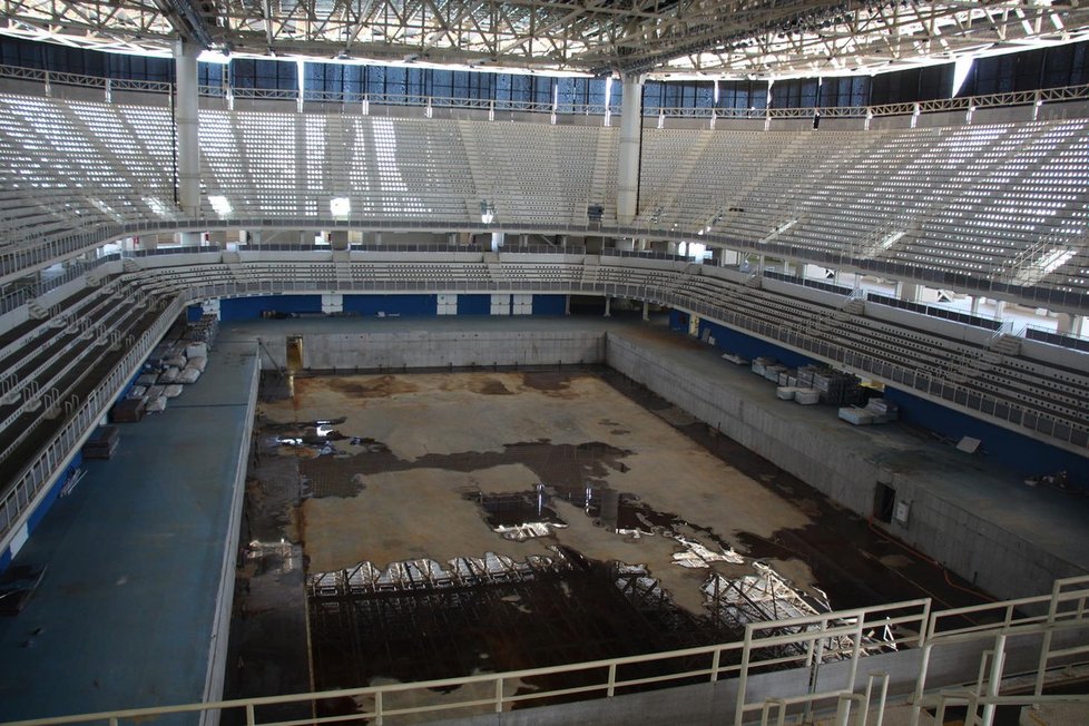 Olympijský park v Riu de Janeiro půl roku po konci her