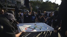 Start olympiády v brazilském Riu de Janeiro provázely protesty.