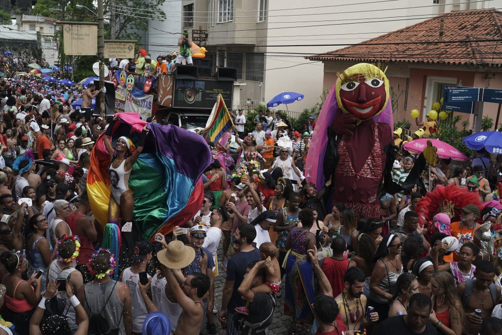 Karneval v Riu de Janieru.