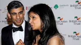 Rishi Sunak s manželkou Akshatou Murthyovou