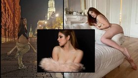 Pornoherečka, která si říká Rita Fox, pózovala nahá úřed Kremlem. Zatkla ji policie.
