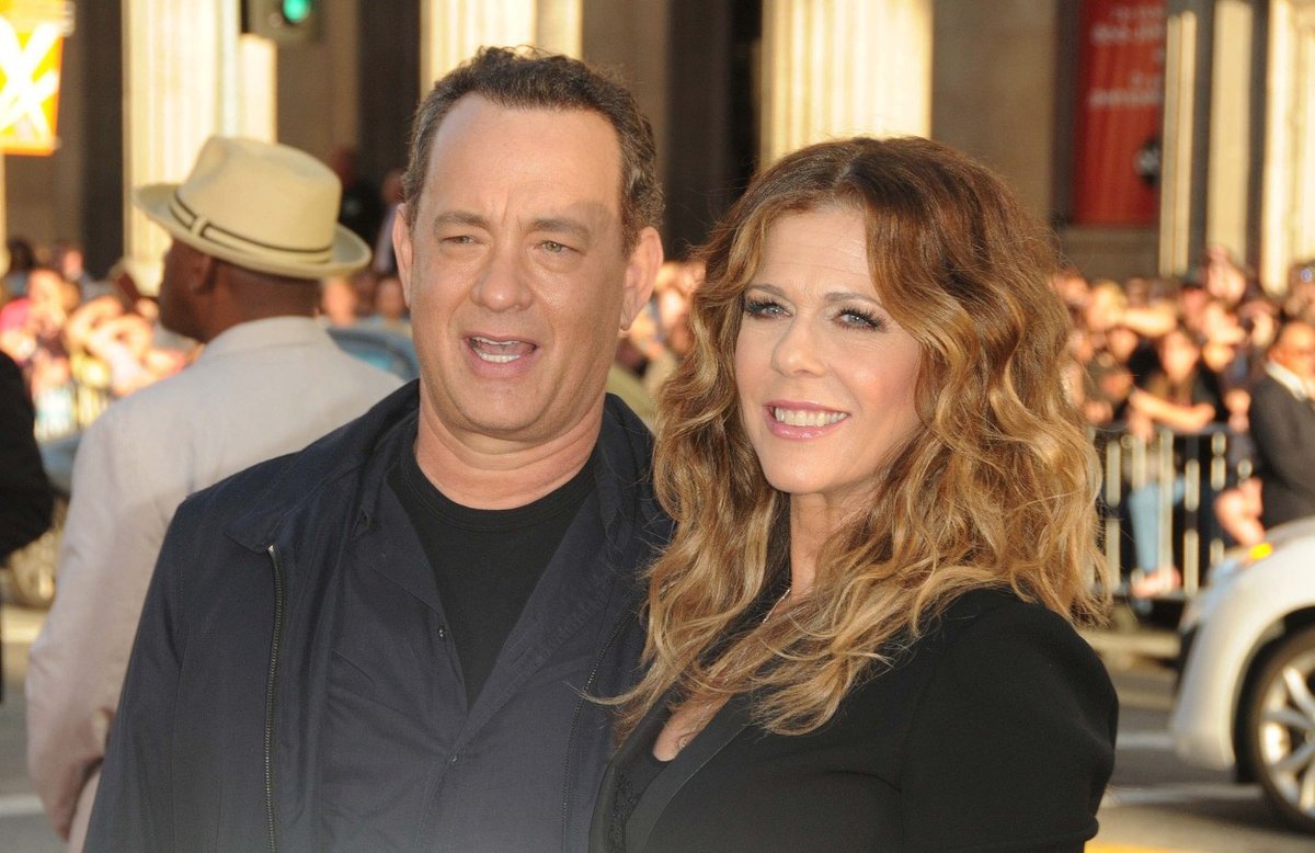 Tom Hanks s manželkou Ritou Wilson