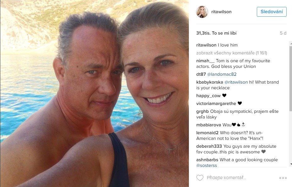 Rita Wilson a Tom Hanks