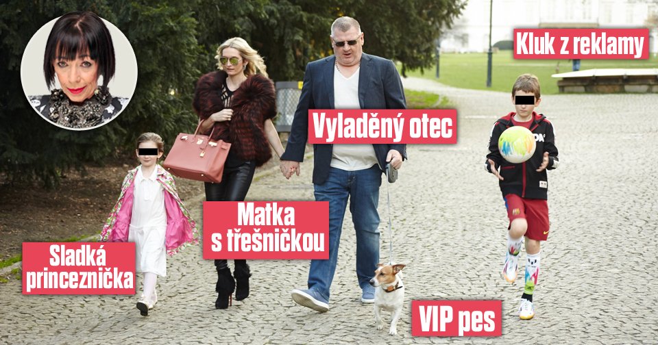 Takhle se Rittigovi vyrazili na procházku