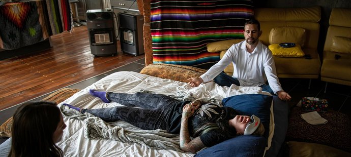 Takhle probíhá terapie nedaleko Tijuany v Mexiku.