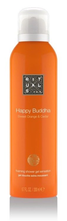 Rituals, sprchová pěna Happy Buddha, 235 Kč (200 ml), koupíte na www.rituals.cz