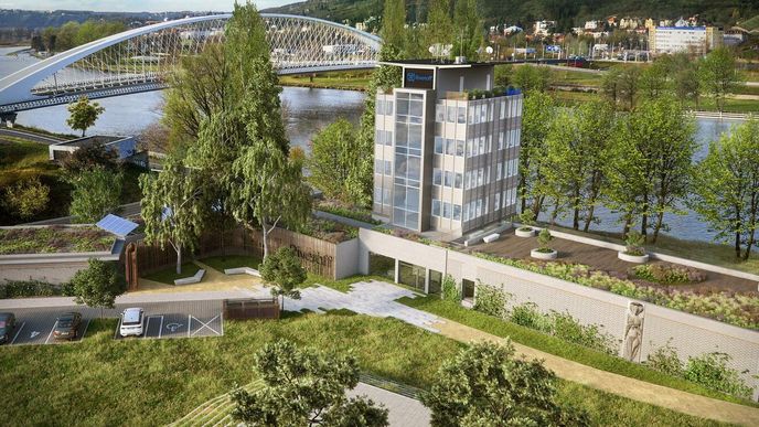 Budoucí podoba projektu Riveroff v pražských Holešovicích