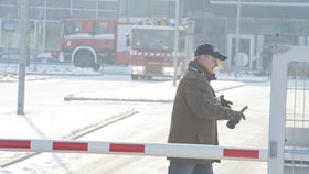 Zásah hasičů ve Středisku řízení letového provozu