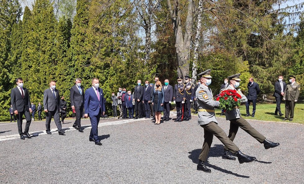 Juraj Rizman během pietní vzpomínky za padlé československé vojáky