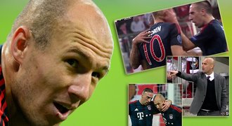 Guardiola křičel: Arjen! Arjen! Ale Robben penaltu odmítl, míč předal Ribérymu