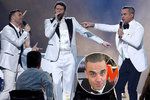 Robbie Williams se na pódiu přidal ke zbytku Take That