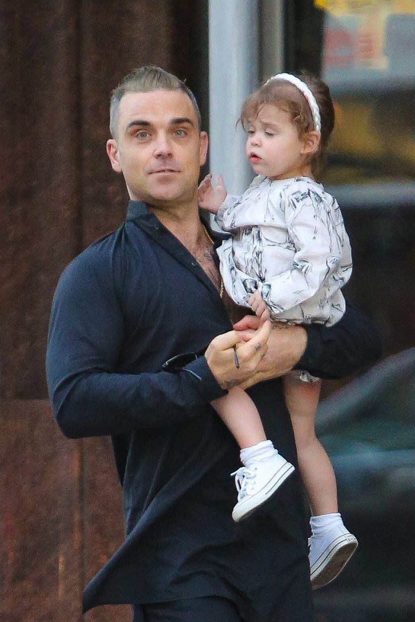 Robbie Williams s dcerou