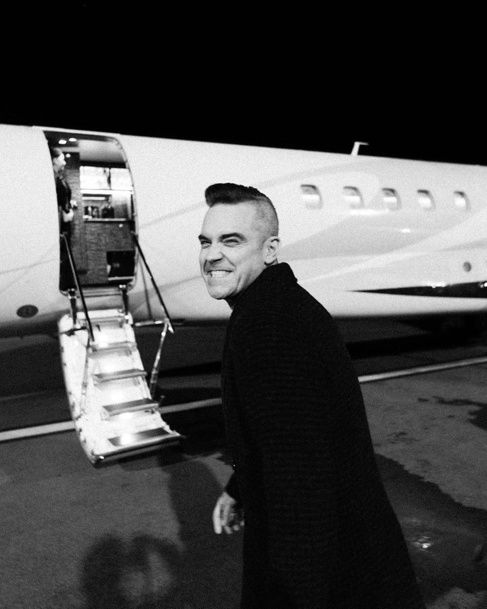 Zpěvák Robbie Williams