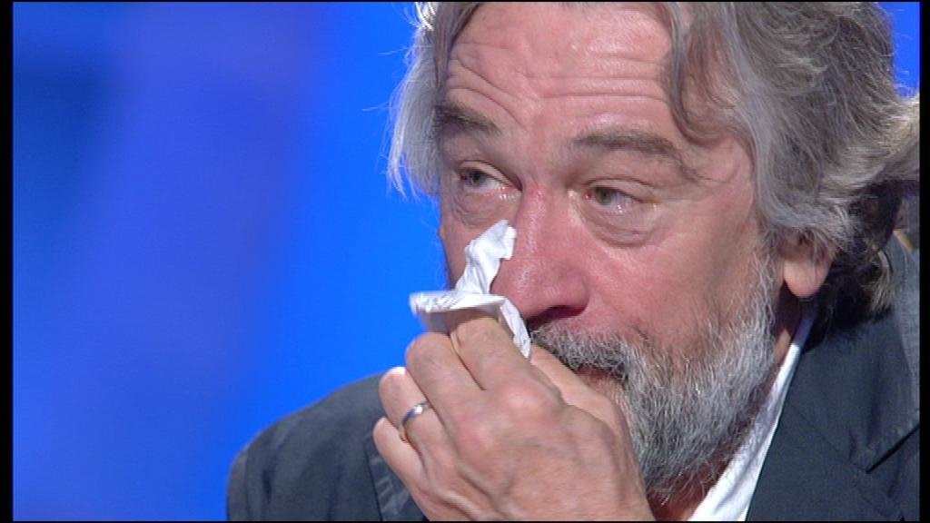 Robert De Niro byl dojat k slzám.