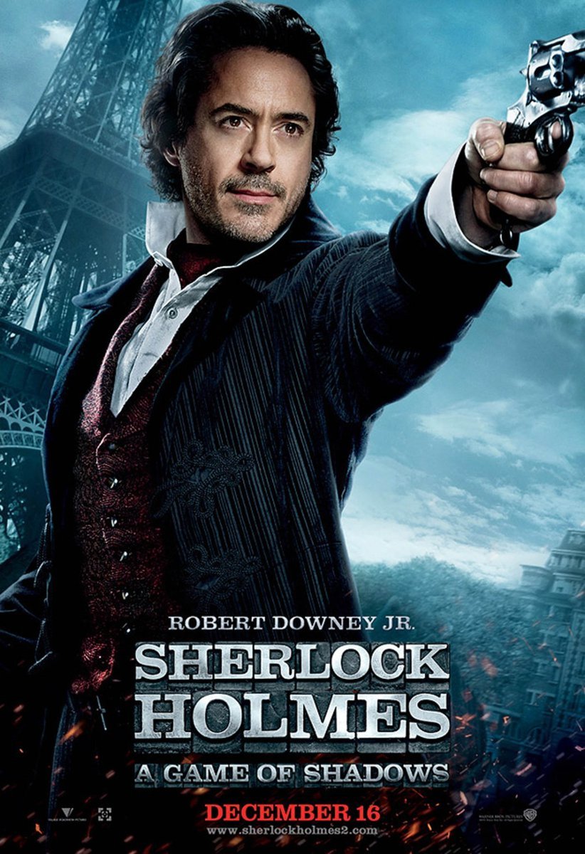 filmový Sherlock Holmes Robert Downey Jr.