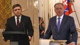 Slovenský premiér Robert Fico odmítl nedělní slova prezidenta Andreje Kisky.