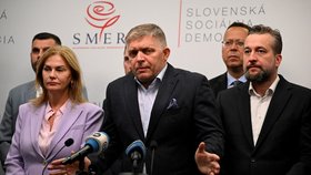 Slovenské volby: Šéf Směr-SD Robert Fico (1. 10. 2023)