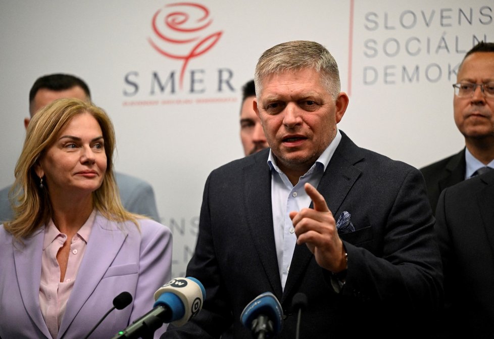 Slovenské volby: Šéf Směru-SD Robert Fico (1.10.2023)