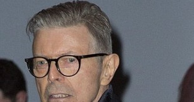 David Bowie na premiéře muzikálu.