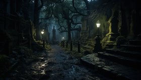 Místem zločinu je tentokrát londýnský hřbitov Highgate, kde je pohřbeno na 170 000 lidí v asi 53 000 hrobech.