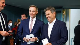 Německý ministr hospodářství Robert Habeck na tiskové konferenci z regulaci cen plynu (29.9.2022)