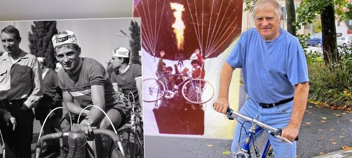 Cyklista Róbert Hutyra utekl z republiky v podomácku vyrobeném balonu.