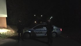 Policisté v noci procházeli dům, okolí uzavřeli.