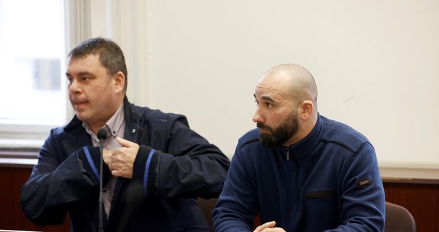 Robert Kulena u soudu.