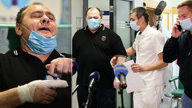 Koronavirus je jako chřipka, nebojte, řekla taxikářovi lékařka. Bojoval o život, teď ho pustili domů