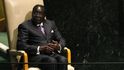Africký diktátor Robert Mugabe na konferenci OSN