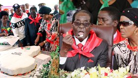 Narozeninová oslava zimbabwského prezidenta Roberta Mugabeho stála přes milion dolarů