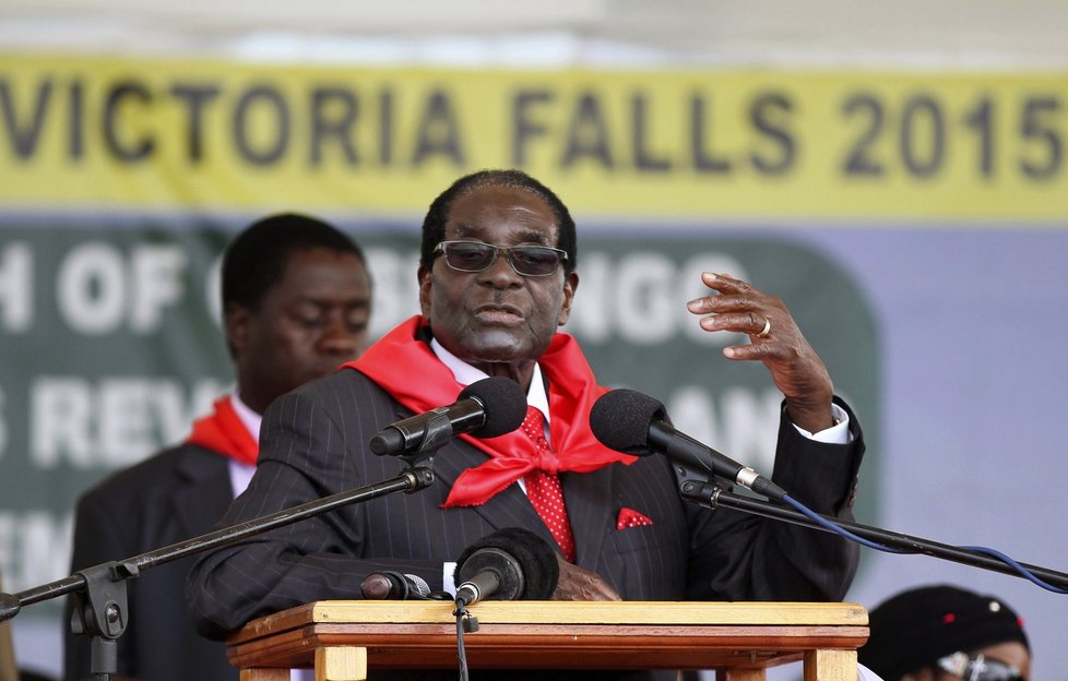 Zimbabwský prezident Mugabe.