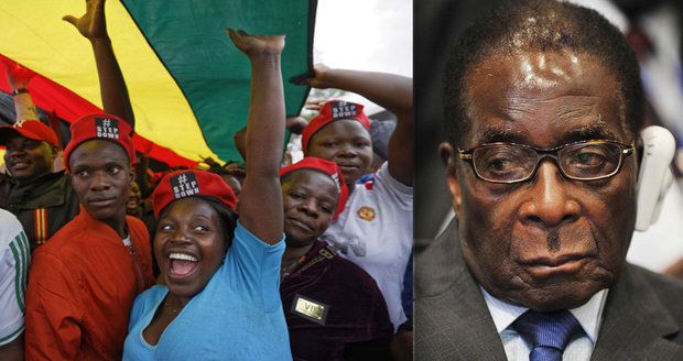 Robert Mugabe rezignoval: Zimbabwe bude mít nového prezidenta, lidé slaví v ulicích