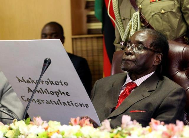 Zimbabwský prezident Mugabe.