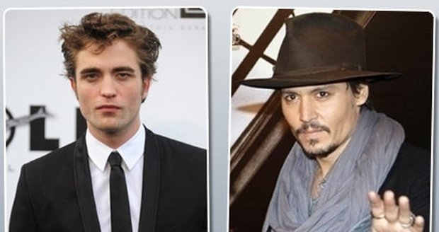 Populární britský herec Robert Pattinson obdivuje Johnnyho Deppa.