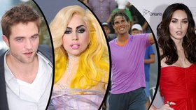Gaga, Nadal i Megan Fox jsou na vrcholu: Víte proč?