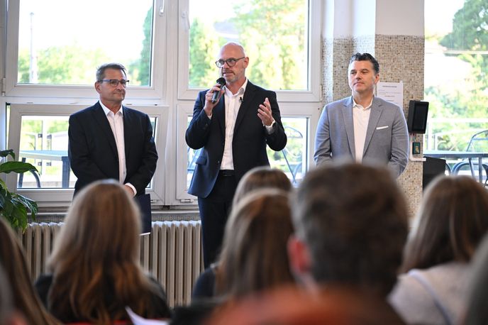 Ministr školství Robert Plaga (ANO) na zahájení školního roku v Kutné Hoře (1.9.2026) Ministr školství Robert Plaga (ANO) na zahájení školního roku v Kutné Hoře (1.9.2026)
