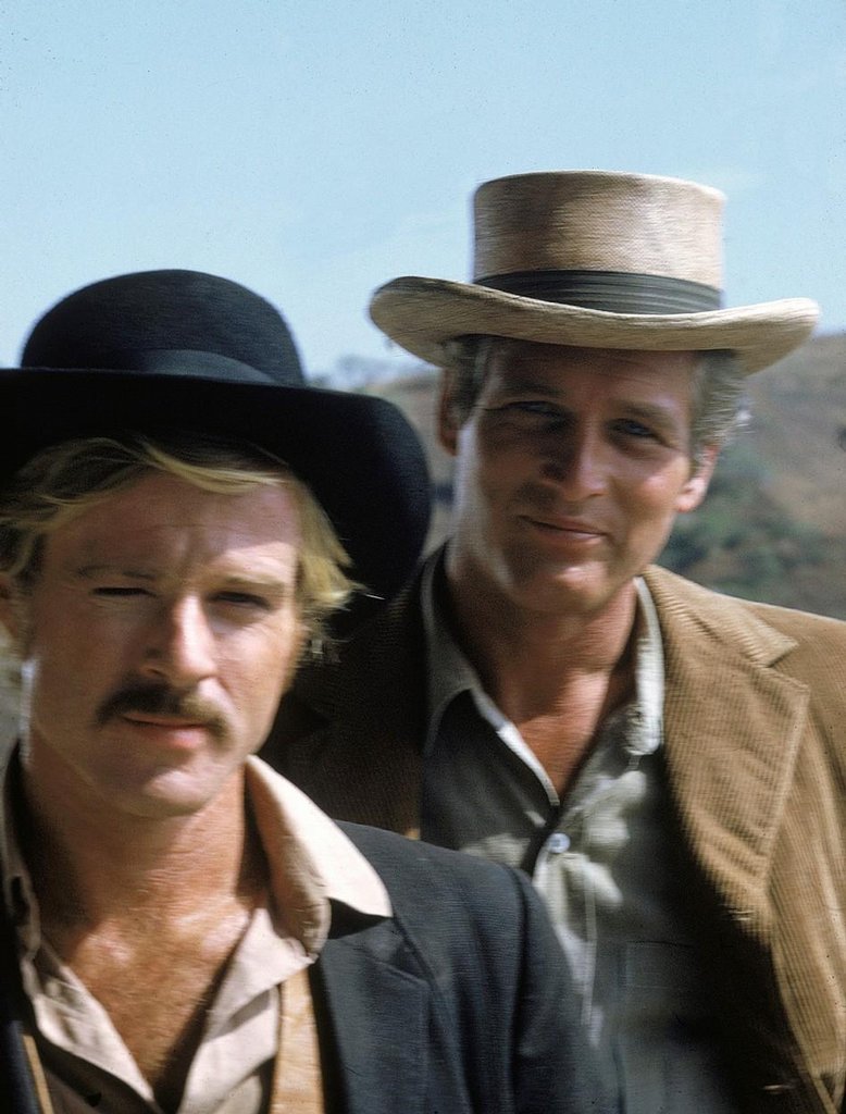 Robert Redford a Paul Newman ve filmu Butch Cassidy a Sundance Kid (1969)