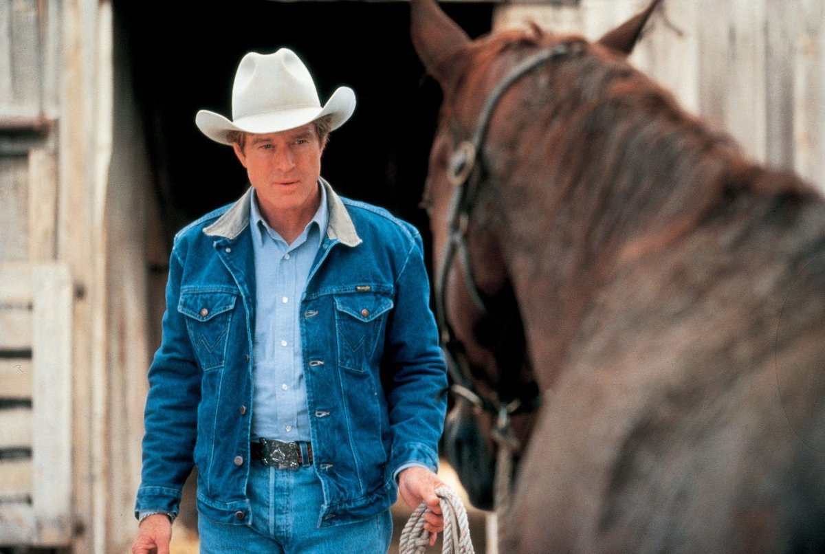 Robert Redford ve filmu Zaříkávač koní (1998).
