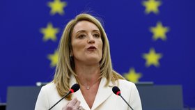 Roberta Metsolaová byla zvolena novou předsedkyní Evropského parlamentu (18.1.2022)